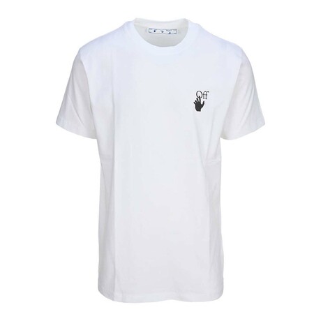 Caravaggio Painting' Cotton T-Shirt // White + Black (XXS)