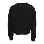 Logo Print Long-Sleeve Sweatshirt // Black + Multicolor (XXS)