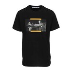 Caravaggio Print T-Shirt // Black + Multicolor (XS)