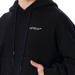 Caravaggio Crowning Print Hoodie // Black + Multicolor (XXS)