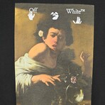 Black Cotton Caravaggio-Print Sweatshirt // Black + Multicolor (XXS)