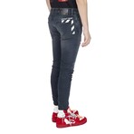 Ripped Detail Bootcut Jeans // Black (29WX32L)