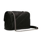 PINKO // Love Mini Puff Shoulder Bag // Black + Silver
