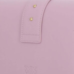 PINKO // Love Icon Simply Shoulder Bag // Pink + Gold