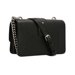 PINKO // Love Icon Simply Mini Shoulder Bag // Black + Silver