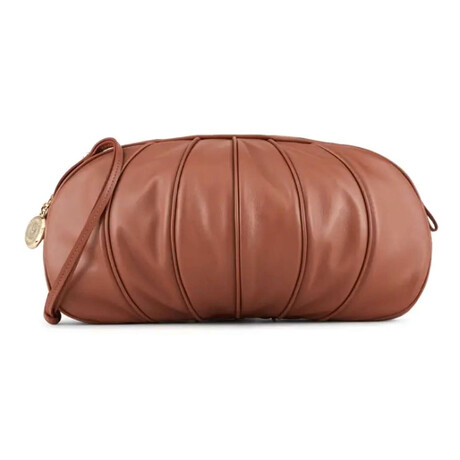 Emporio Armani // Leather Clutch Bag // Brown