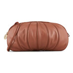 Emporio Armani // Leather Clutch Bag // Brown