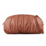 Emporio Armani // Leather Clutch Bag // Brown