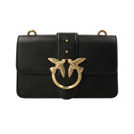 PINKO // Love Icon Simply Mini Shoulder Bag // Black + Gold