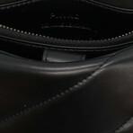 PINKO // Love Classic Puff Maxi Quilt Bag // Black + Silver