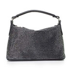LIU JO // Mini Hobo Bag with Rhinestones // Black