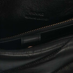 PINKO // Love Classic Puff Maxi Quilt Bag // Black + Gold