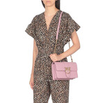 PINKO // Love Icon Simply Shoulder Bag // Pink + Gold