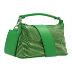 LIU JO // Mini Hobo Bag with Rhinestones // Green