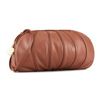 Emporio Armani // Leather Clutch Bag // Brown