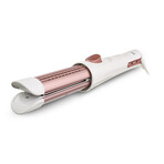 Breezy Curl 2-in1 Cool Air Hair Styler Tourmaline Ionic Technology for Straight or Wavy Styles (White)