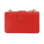 PINKO // Love Icon Simply Mini Shoulder Bag // Red + Gold
