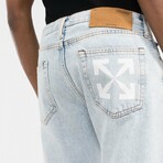 Arrows Logo Straight Leg Jeans // Denim (31WX32L)