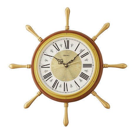 Rei "Ship Wheel" Wall Clock
