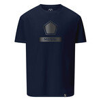 Reflective Chest Logo Tee // Navy (XL)