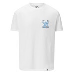 Messi Paint Splash Mini Logo Tee // White (S)