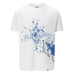 Messi Paint Splash Logo Tee // White (2XL)