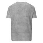 Reflective Chest Logo Tee // Gray (M)