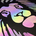 Reflective Lion Head Tee // Black (S)