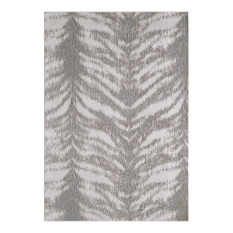 Luna 7141 // Birch + Beige (4'11"L x 3'3"W x 0.25"H)