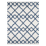 Pax 1208 // Ivory + Blue (7'6"L x 2'2"W x 0.5"H)