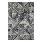 Landscapes 5911 // Blue + Ivory (5'3"L x 3'3"W x 0.5"H)