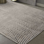 Inspire 7504 // Ivory + Gray (6'11"L x 2'2"W x 0.25"H)