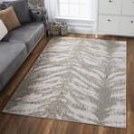 Luna 7141 // Birch + Beige (4'11"L x 3'3"W x 0.25"H)