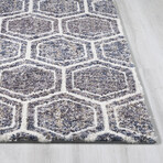 Bungalow 2303 // Gray + Teal (7'6"L x 2'2"W x 1"H)