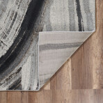 Illusions 6218 // Ivory + Gray (4'11"L x 3'3"W x 0.5"H)