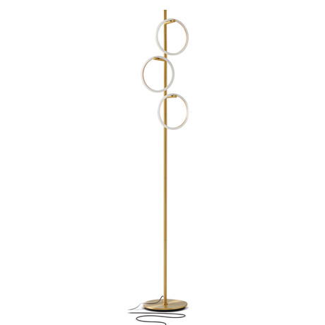 Saturn // LED Decor Tree Floor Lamp With 3 Removable Light Rings