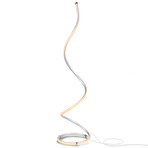 Allure // LED Spiral Decor Floor Lamp (Black)