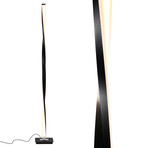 Helix // LED Standing Decor Floor Lamp (Black)