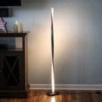 Helix // LED Standing Decor Floor Lamp (Black)