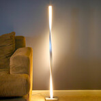 Helix // LED Standing Decor Floor Lamp (Black)