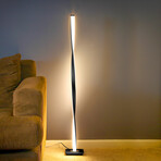 Helix // LED Standing Decor Floor Lamp (Black)