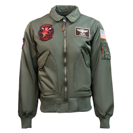 Top Gun® CWU-45 Flight Jacket // Olive (XS)