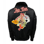 Top Gun® "Lucky" Nylon Jacket // Black (L)
