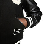 Top Gun® “Goat” Varsity Jacket // Black (XL)