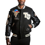 Top Gun® “Goat” Varsity Jacket // Black (2XL)