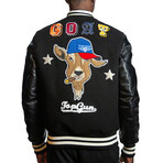 Top Gun® “Goat” Varsity Jacket // Black (XS)