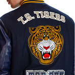 Top Gun® “Tiger” Varsity Jacket // Navy (3XL)
