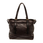 Louis Vuitton Brown Leather Utah Kiowa Tote