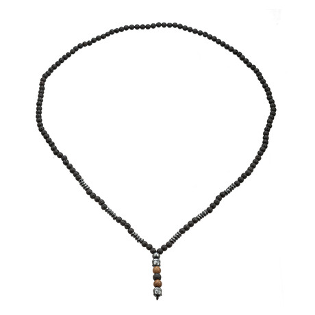 Agate Buddha Necklace // 16"