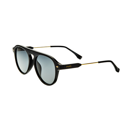 Carter Sunglasses // Black Frame + Black Lens